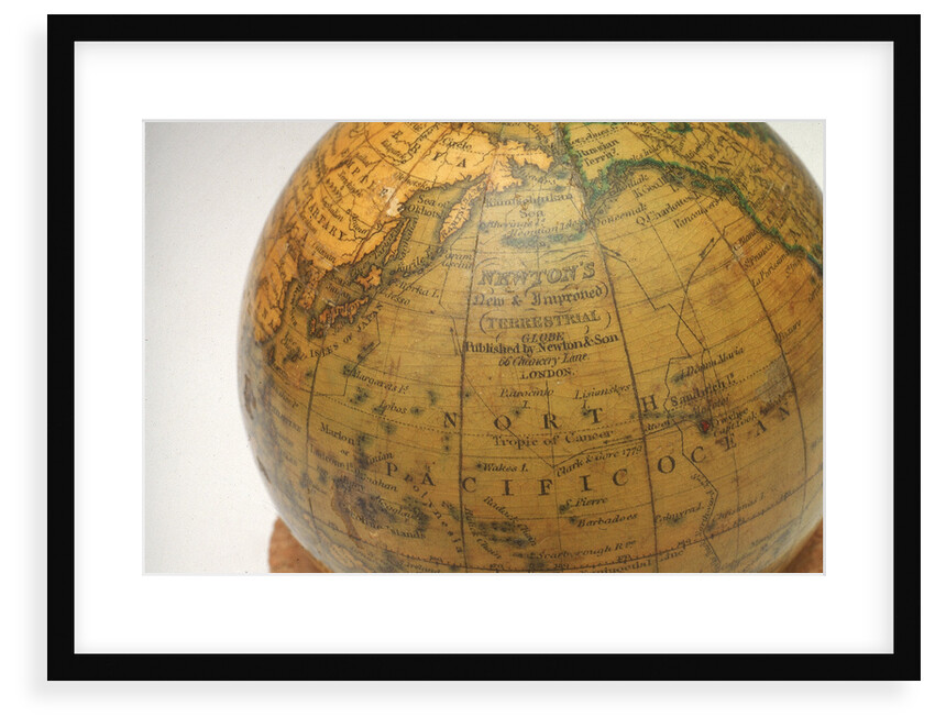 Inscription in North Pacific Ocean by Newton & Co.