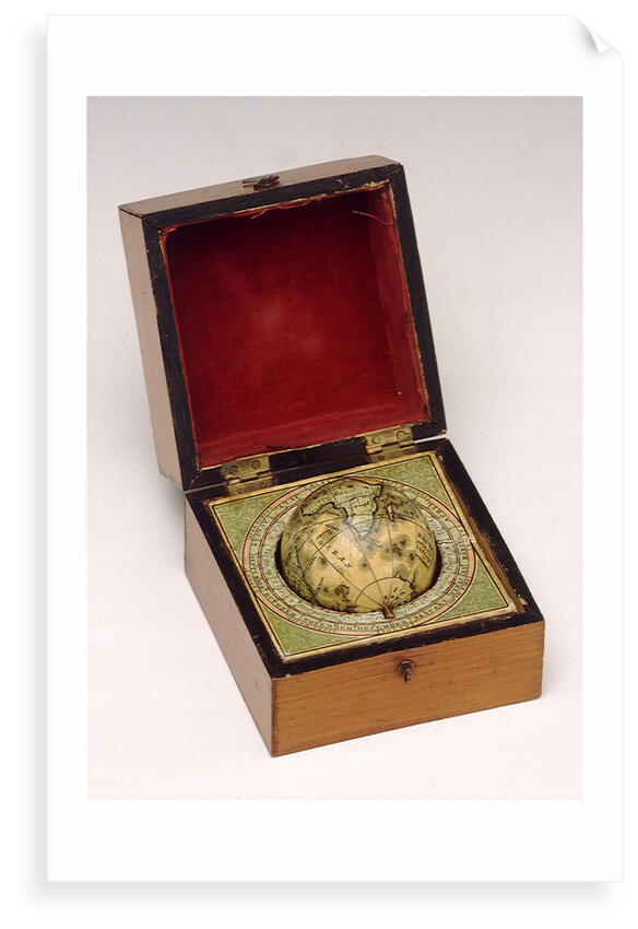 Sphere and box by Johann Georg Klinger