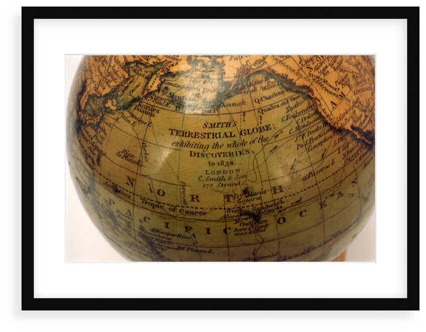 Inscription in North Pacific Ocean by Charles Smith & Son