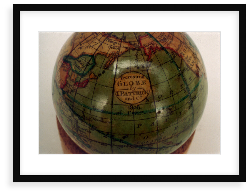 Cartouche in North Pacific Ocean by Thomas Patrick