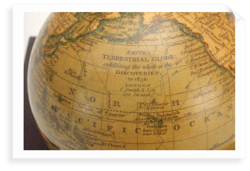 Inscription in North Pacific Ocean by Charles Smith & Son