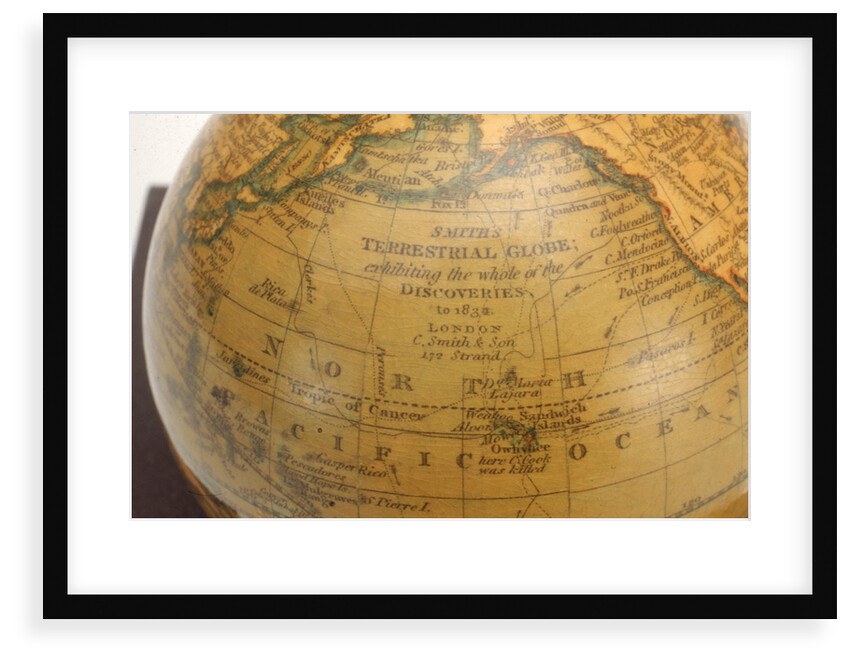 Inscription in North Pacific Ocean by Charles Smith & Son