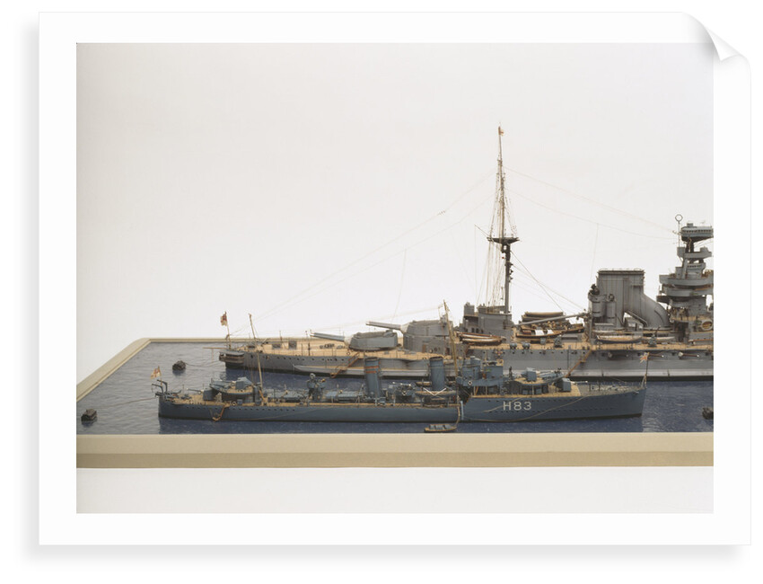 Dreadnought battleship HMS 'Queen Elizabeth' (1913) by Norman A. Ough