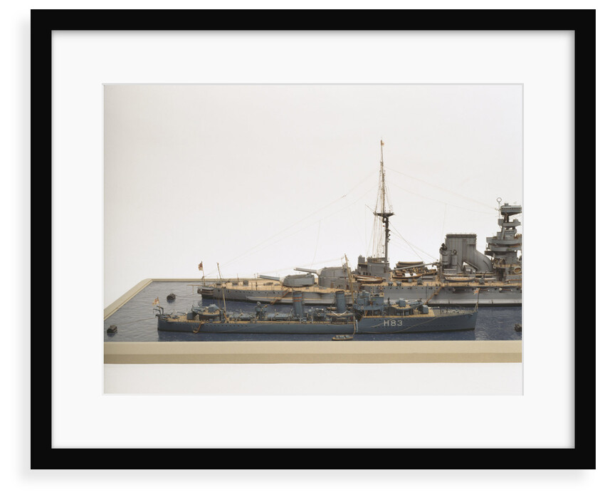 Dreadnought battleship HMS 'Queen Elizabeth' (1913) by Norman A. Ough