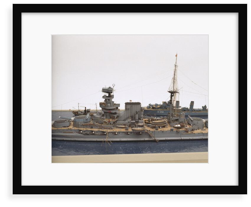 Dreadnought battleship HMS 'Queen Elizabeth' (1913) by Norman A. Ough