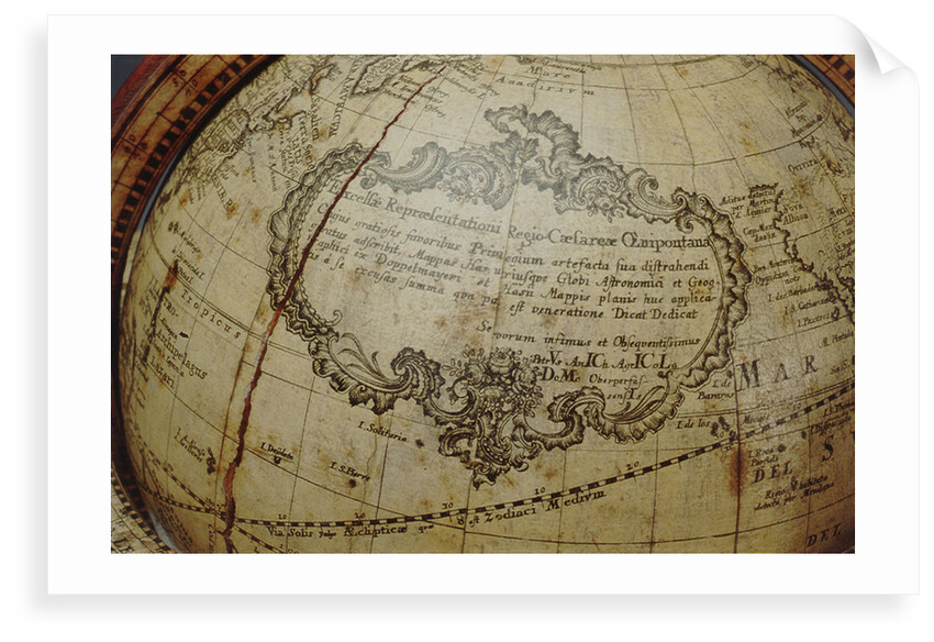 Cartouche in North Pacific Ocean by Peter Anich