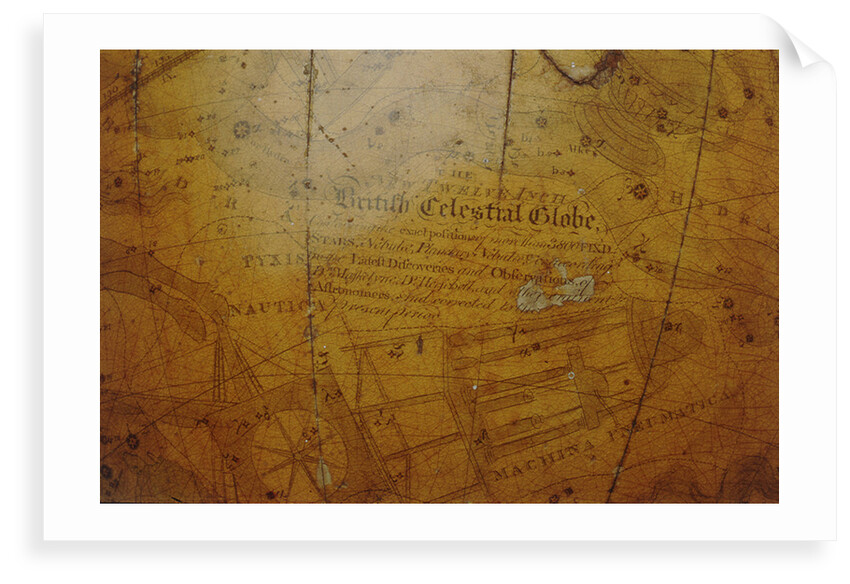Inscription below Crater by Bardin