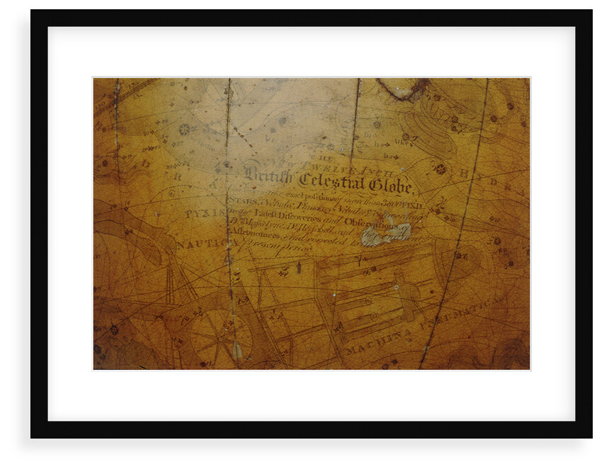 Inscription below Crater by Bardin