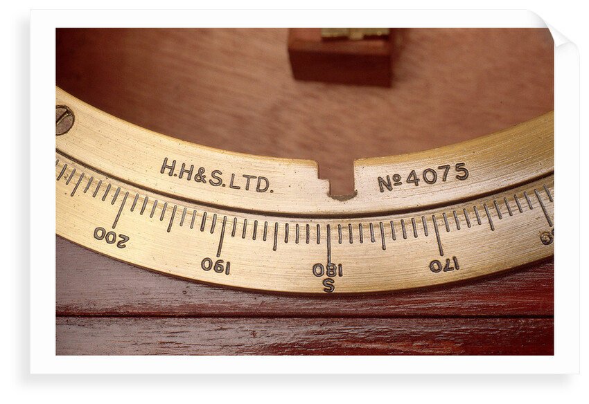 Inscription on meridian ring by Henry Hughes & Son