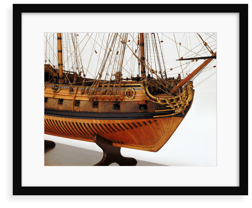 Ship of 50 guns by unknown