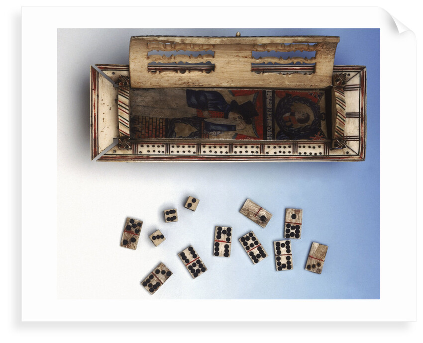 Commemorative Nelson domino box by French Armed Forces