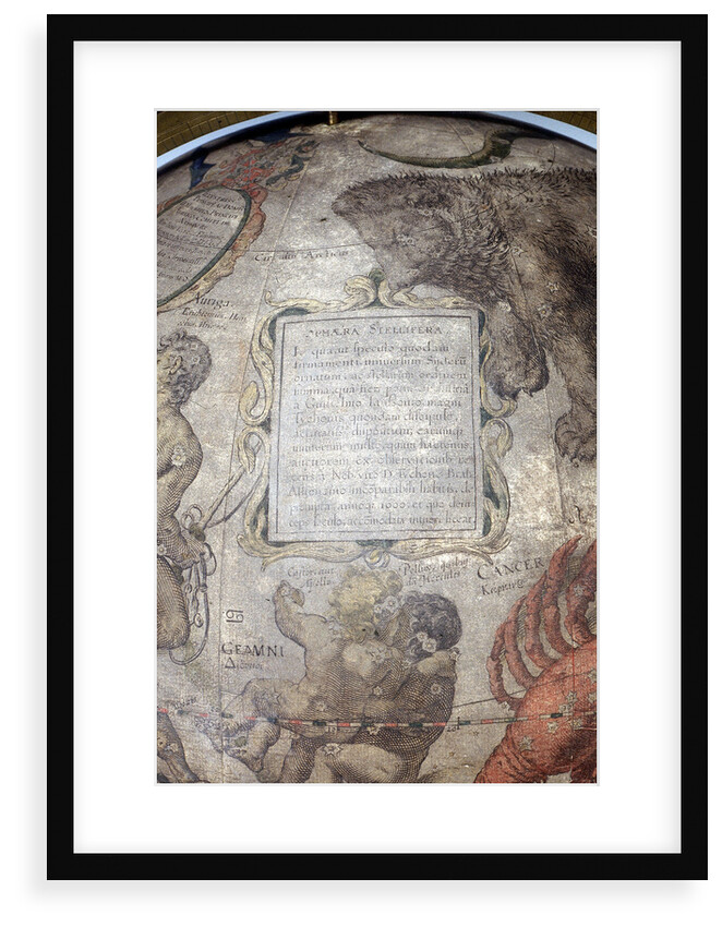 Title above Gemini by Willem Jansz Blaeu