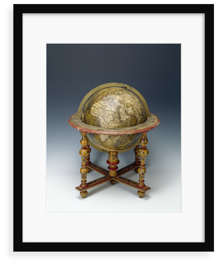 Terrestrial table globe by Guillaume de L'Isle