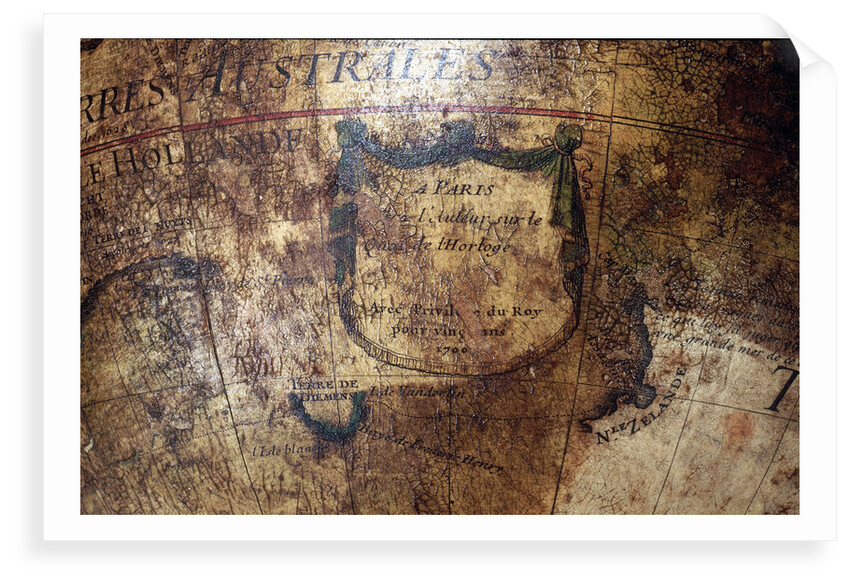 Cartouche in East Australia by Guillaume Delisle