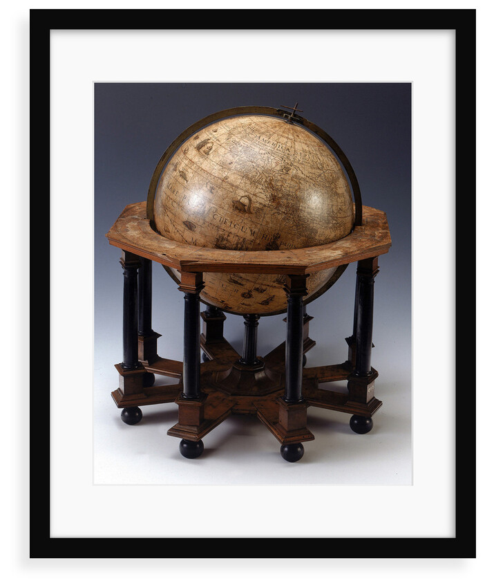 Sphere and stand by Jodocus Hondius