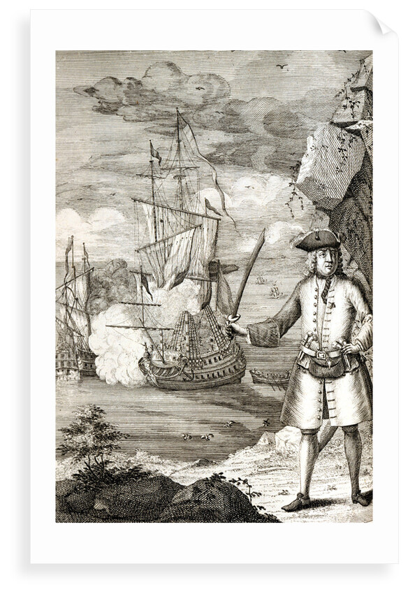 Captain Henry Avery taking one of the Great Moghul's ships by unknown