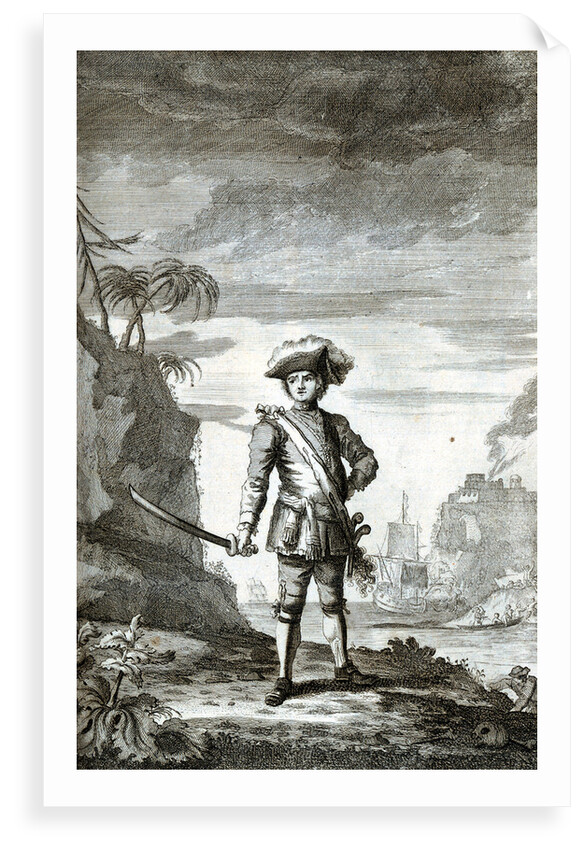 Captain Bartholomew Roberts, pirate and buccaneer by unknown