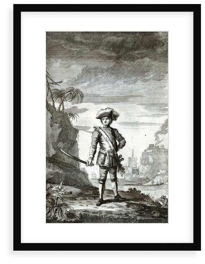 Captain Bartholomew Roberts, pirate and buccaneer by unknown