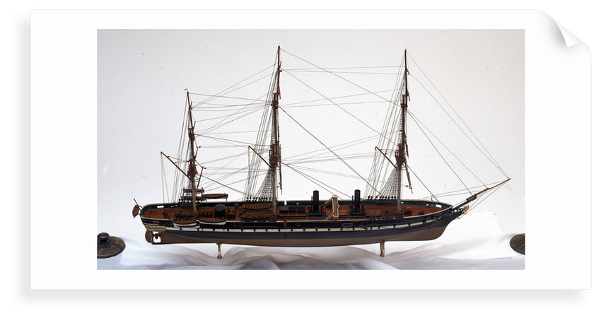 Full hull model of HMS 'Warrior' (1860) by unknown