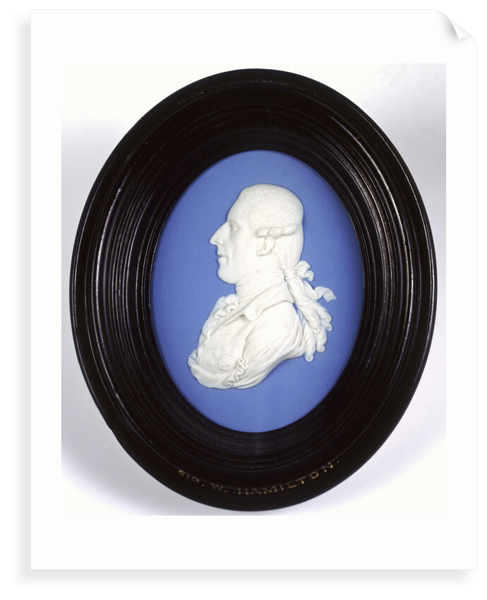 Portrait medallion of Sir William Hamilton (1730-1803) by Josiah Wedgwood & Sons Ltd.
