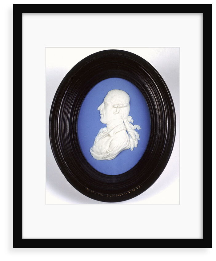 Portrait medallion of Sir William Hamilton (1730-1803) by Josiah Wedgwood & Sons Ltd.