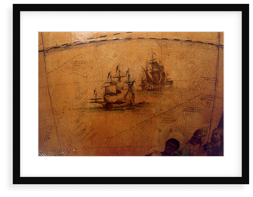 Track from Brest to Siam by Vincenzo Coronelli