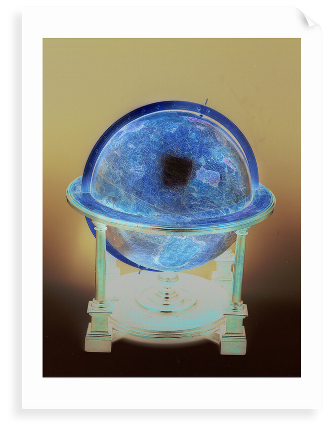 Terrestrial table globe by Mercator by Gerard Mercator