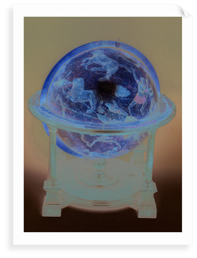 Celestial table globe by Mercator by Gerard Mercator