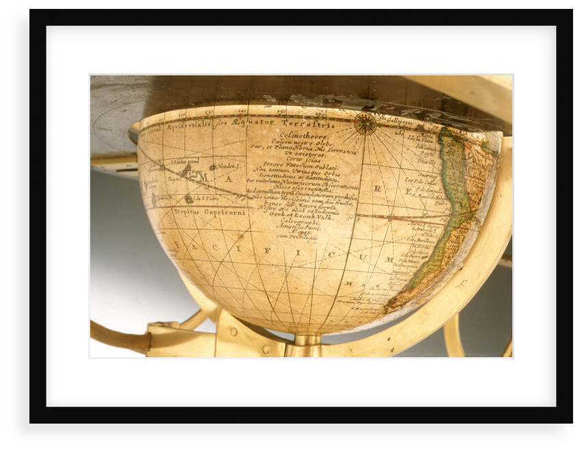 Inscription in South Pacific Ocean by Gerard Valk