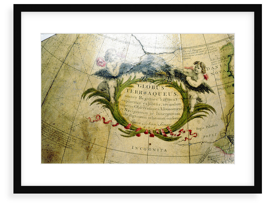 Cartouche in north-west America by John Senex