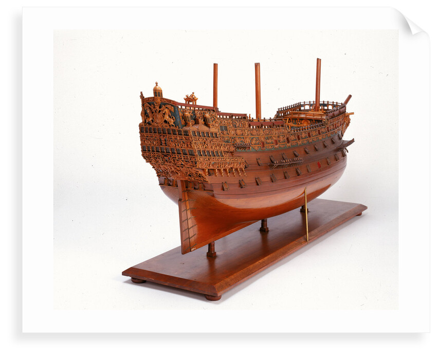 Model of 100-gun 'Sovereign of the Seas' (1637) by unknown