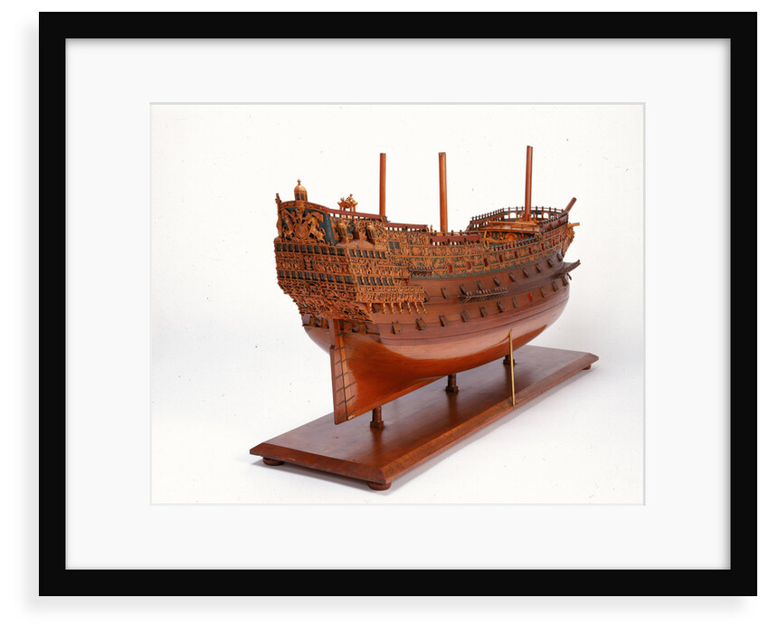 Model of 100-gun 'Sovereign of the Seas' (1637) by unknown