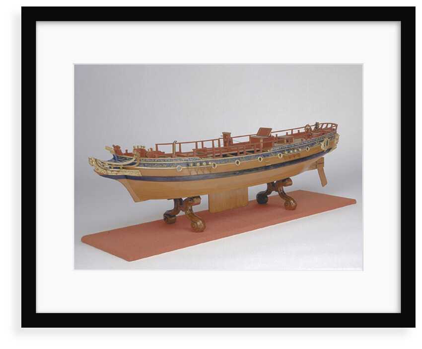 Accommodation model, yacht, starboard by Allen Hunt