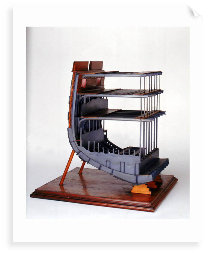 Midship sectional model of HMS 'Warrior' (1860) by unknown