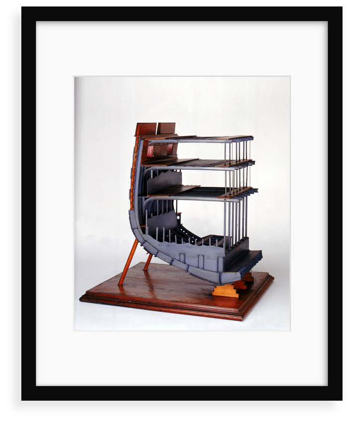 Midship sectional model of HMS 'Warrior' (1860) by unknown