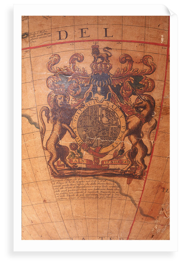 dedication in southern continent by Vincenzo Coronelli