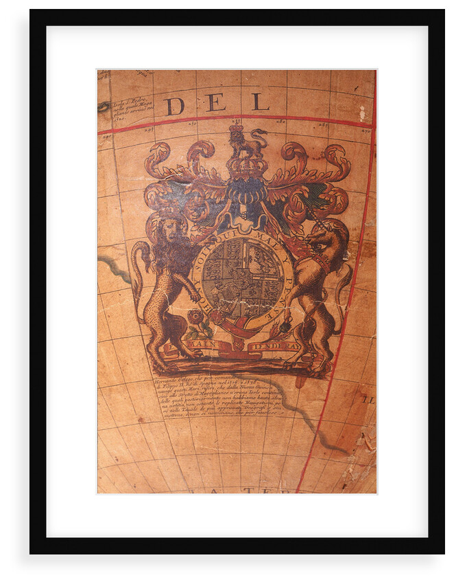 dedication in southern continent by Vincenzo Coronelli