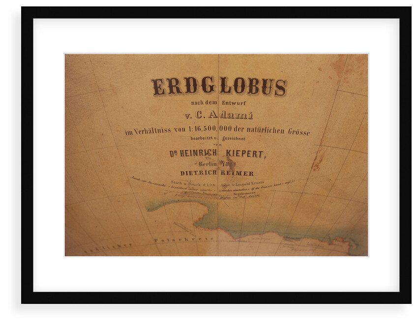 Inscription in Indian Ocean by Verlag Dietrich Reimer