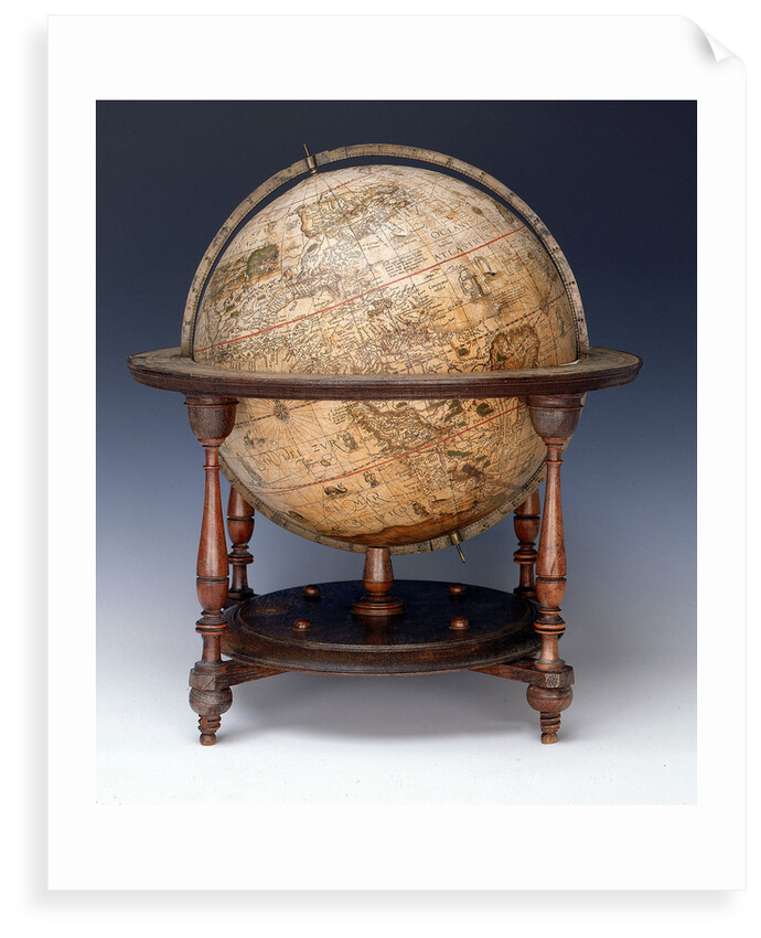 Sphere and stand by Jacob Floris van Langren