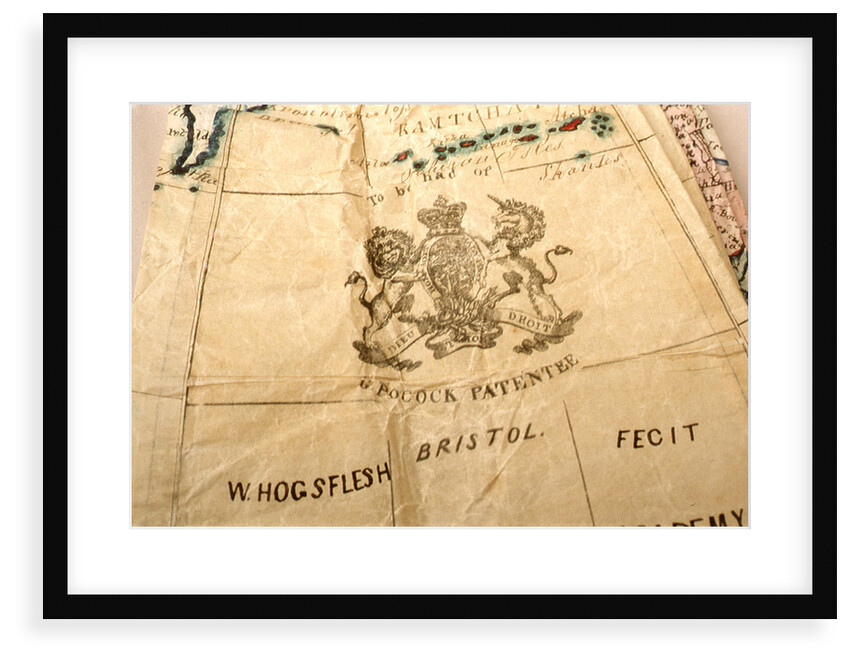 Inscription in North Pacific Ocean by George Pocock