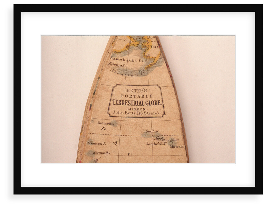 Cartouche in North Pacific Ocean by John Betts