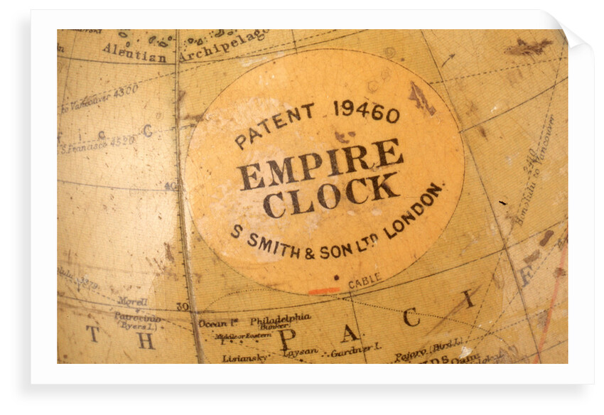 Cartouche in North Pacific Ocean by Richard