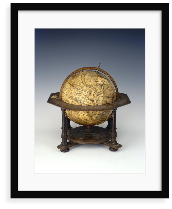 Celestial table globe by Matthaeus Seutter