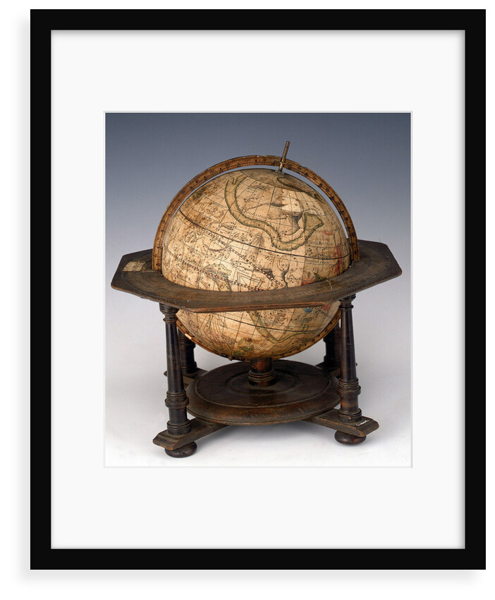 Sphere and stand by Matthaeus Seutter