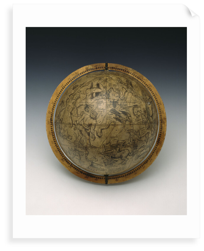 Sphere showing Meridian Ring 270 degrees by Gemma Frisius