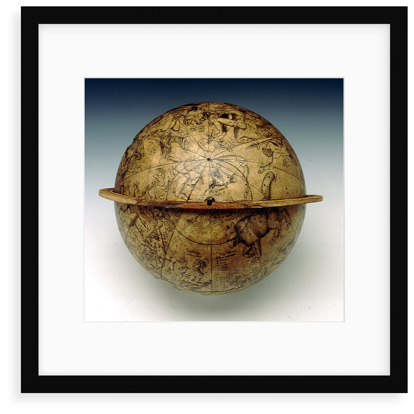 Sphere showing the North Pole by Gemma Frisius