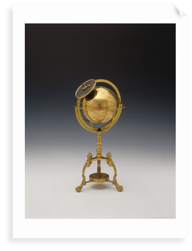 Celestial clockwork globe by Jean Baptiste Cattin