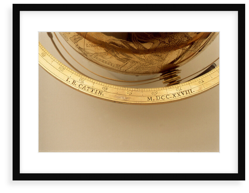 Inscription on meridian ring by Jean Baptiste Cattin