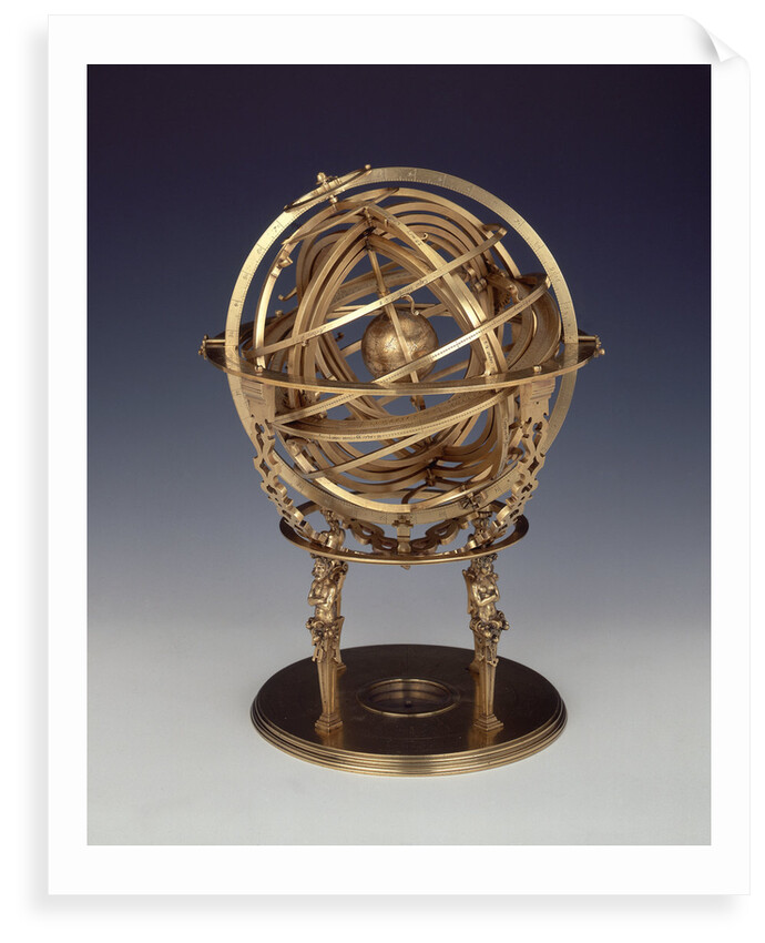 Armillary sphere by Gualterus Arsenius