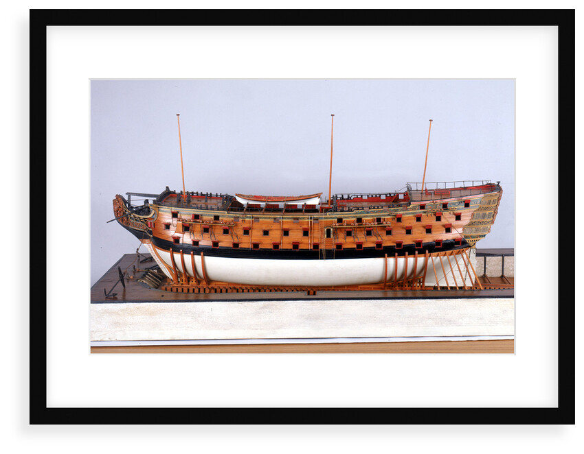 'Victory', port broadside by unknown
